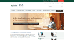 Desktop Screenshot of acadiainsurance.com